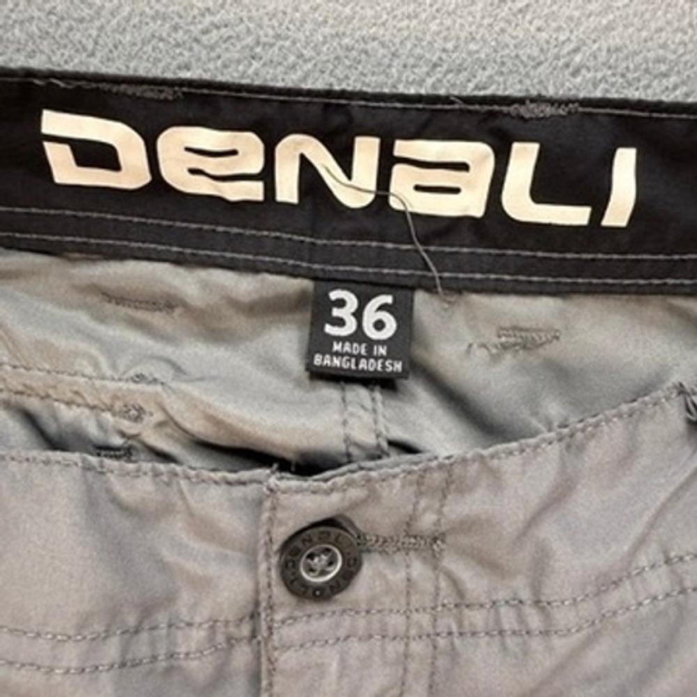 Denali Cargo Shorts Mens Regular 36 (FIT 37) Gray Hiking Outdoor Utility Work - Picture 3 of 14